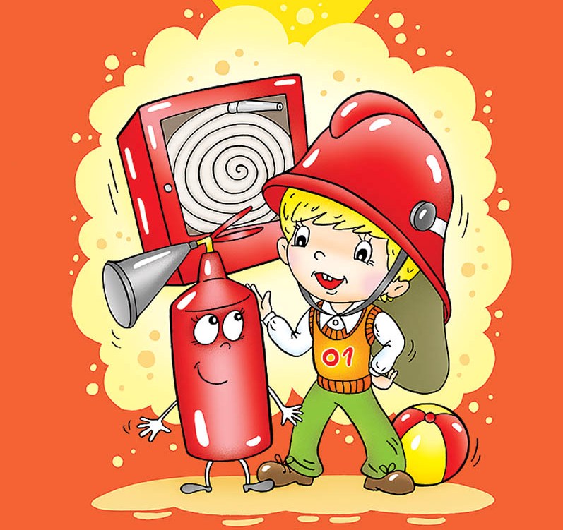 Красивые и интересные рисунки на тему пожарная безопасность для детей 5